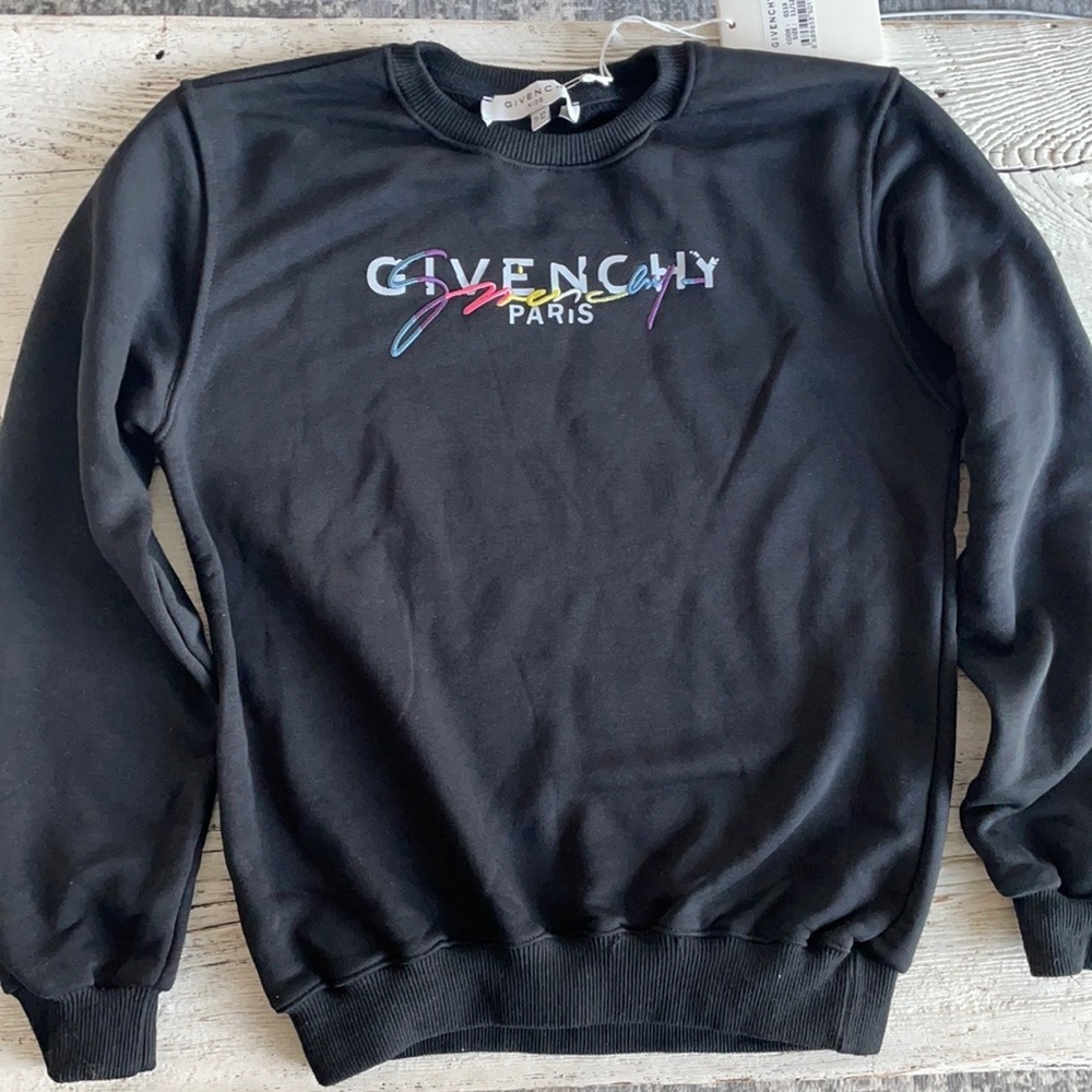 Givenchy Kids Rainbow Logo Sweatshirt